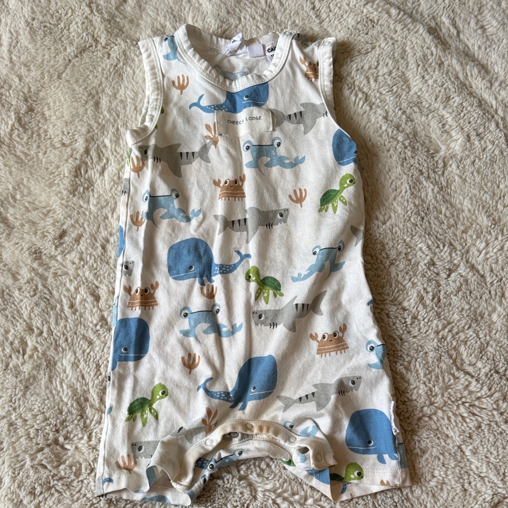 Animal Print Baby Romper